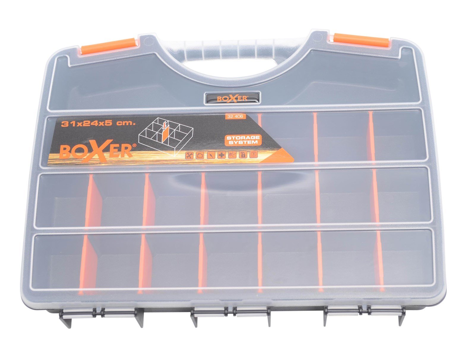 Boxer Organiser box 21 compartments Boxer Organiser box 21 compartments